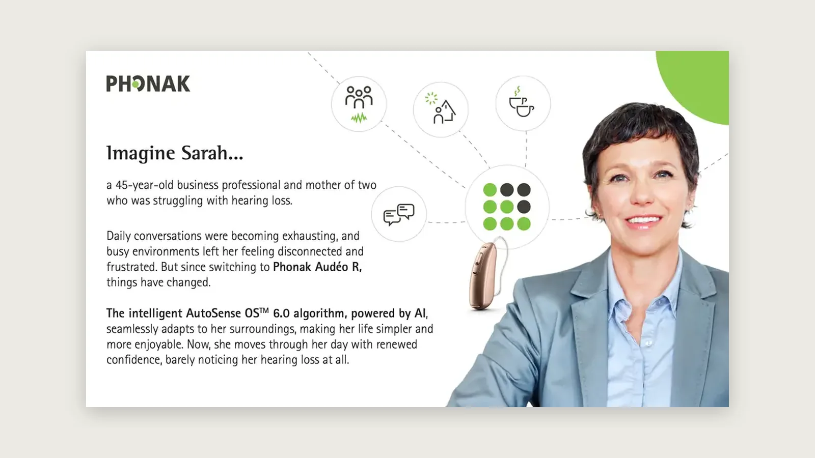 Phonak presentation slide