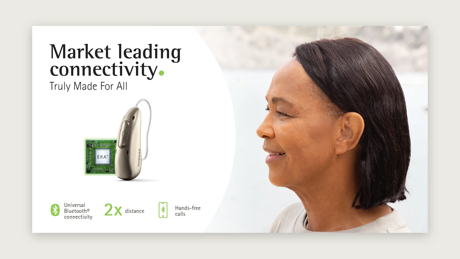 Phonak connectivity campaign visual